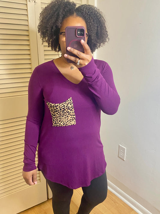 Plum Leopard Set