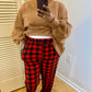 Buffalo Plaid Jogger