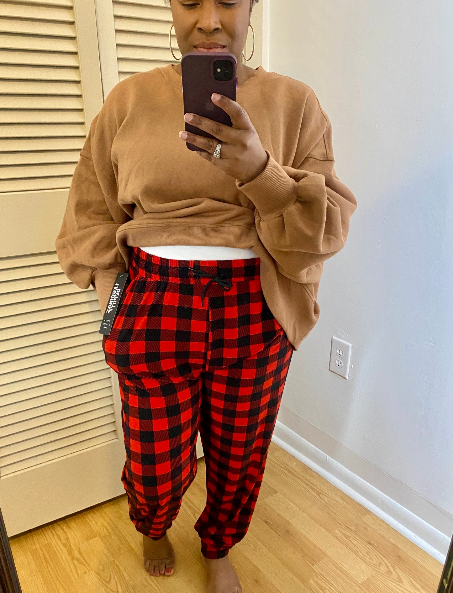 Buffalo Plaid Jogger