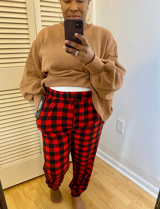 Buffalo Plaid Jogger