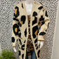 Cream Leopard Print Cardigan