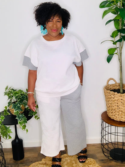 Preorder: Color Block Textured Set