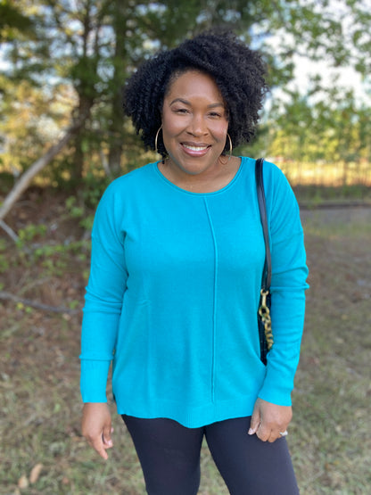 Teal Sweater