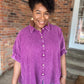 Gauze Button Down Shirt