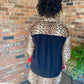 Printed Knit Shirt Dress