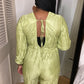 Green Wide Leg Jumpsuit