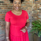 Ruby Tiered Midi Dress