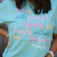 She Is Clothed With Strength Proverbs Tee