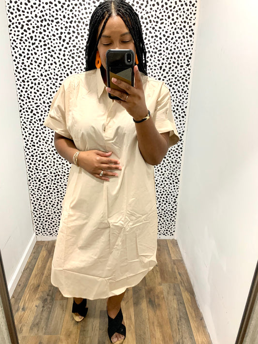 Subtle Sand Dress