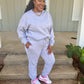 Gray Jogger Set