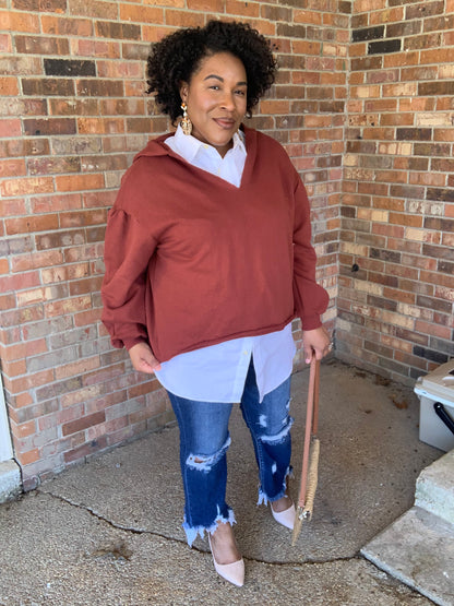 Rust Girlfriend Hoodie