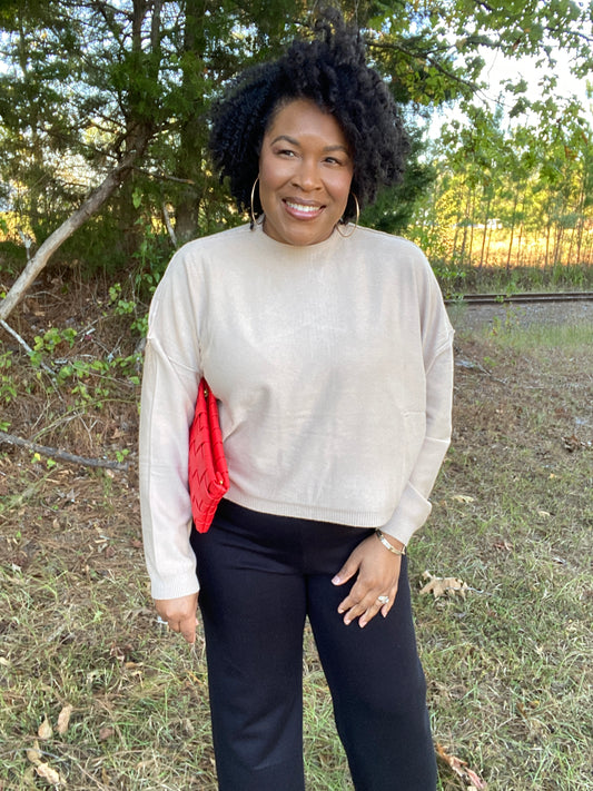 Mocha Raglan Sweater