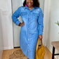 Denim Button Down Dress