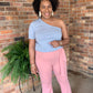 Pink Wide Leg Pants
