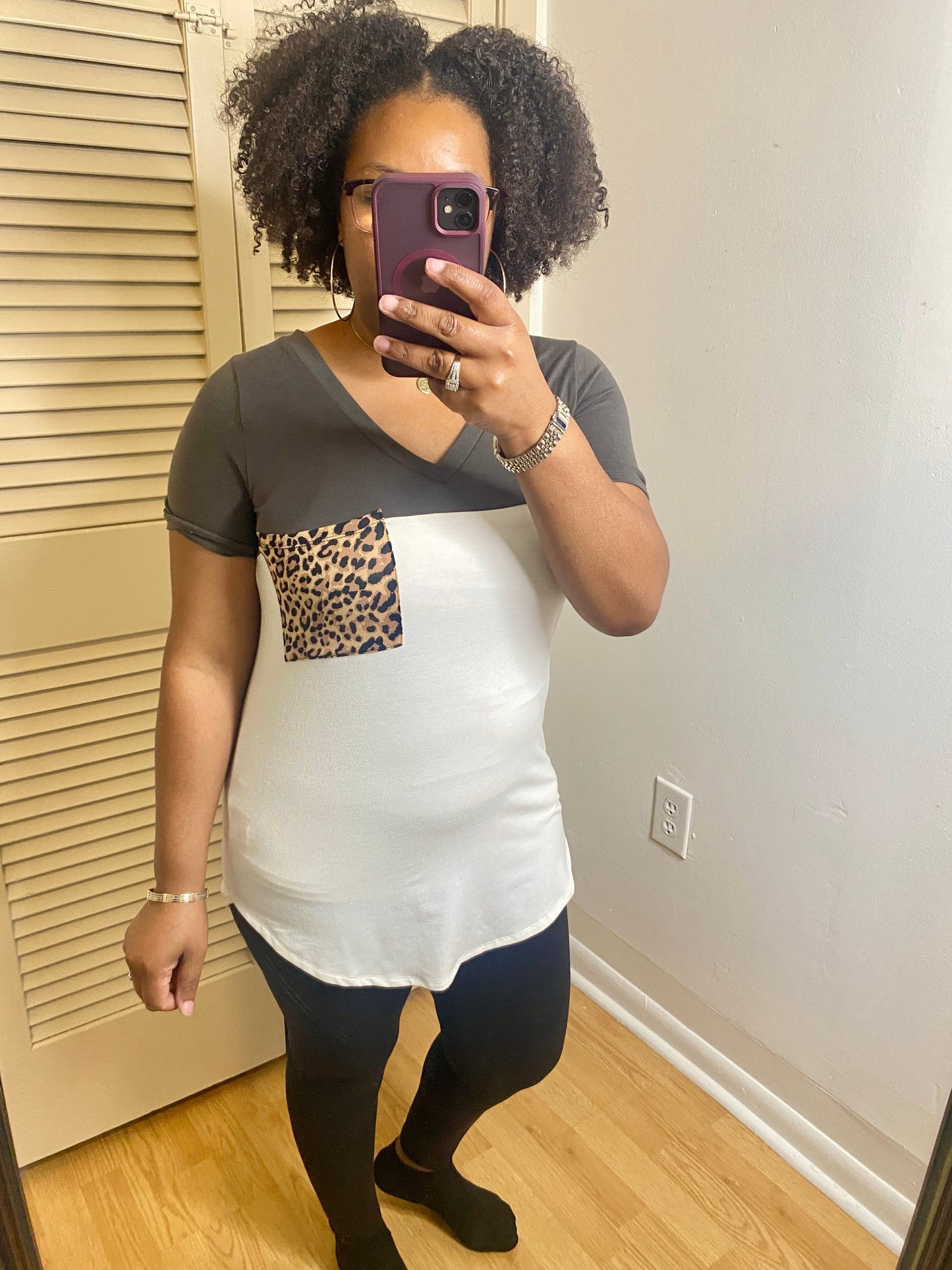 Gray Leopard Pocket Set