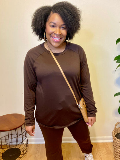 Brown Jogger Set