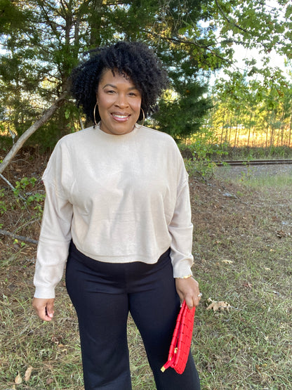 Mocha Raglan Sweater