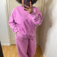 Mauve Fleece Set