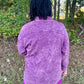 Plum Acid Wash Shacket