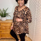 Brown Leopard Top