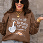 Sorry I'm Late His Timing Not Mine Sweatshirt