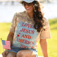 RTS Loves Jesus And America Too Camo Tee
