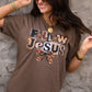 Follow Jesus Leopard Tee