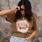 Bible Cross Leopard Tee