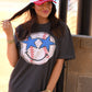 Baseball Star Smiley Tee