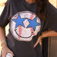Baseball Star Smiley Tee