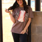 Leopard Baseball Tee