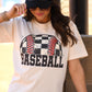 Checkered Baseball Tee