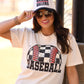 Checkered Baseball Tee
