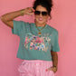 Just Pray Floral Rope Tee