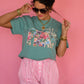 Just Pray Floral Rope Tee