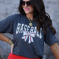 Faux Yarn Bow Baseball Tee