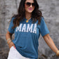 Mama Polka Dots V Neck Tee