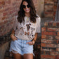 Neutral Bows Tee