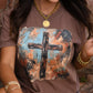 Smudge Cross Tee