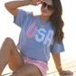 USA Stripes Tee