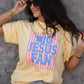 Big Jesus Fan Stripes Tee
