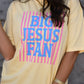 Big Jesus Fan Stripes Tee