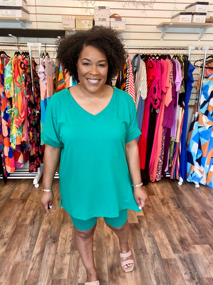 Kelly Green Biker Set (S-XL)