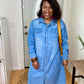 Denim Button Down Dress