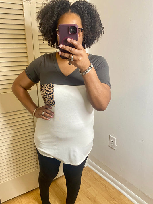 Gray Leopard Pocket Set