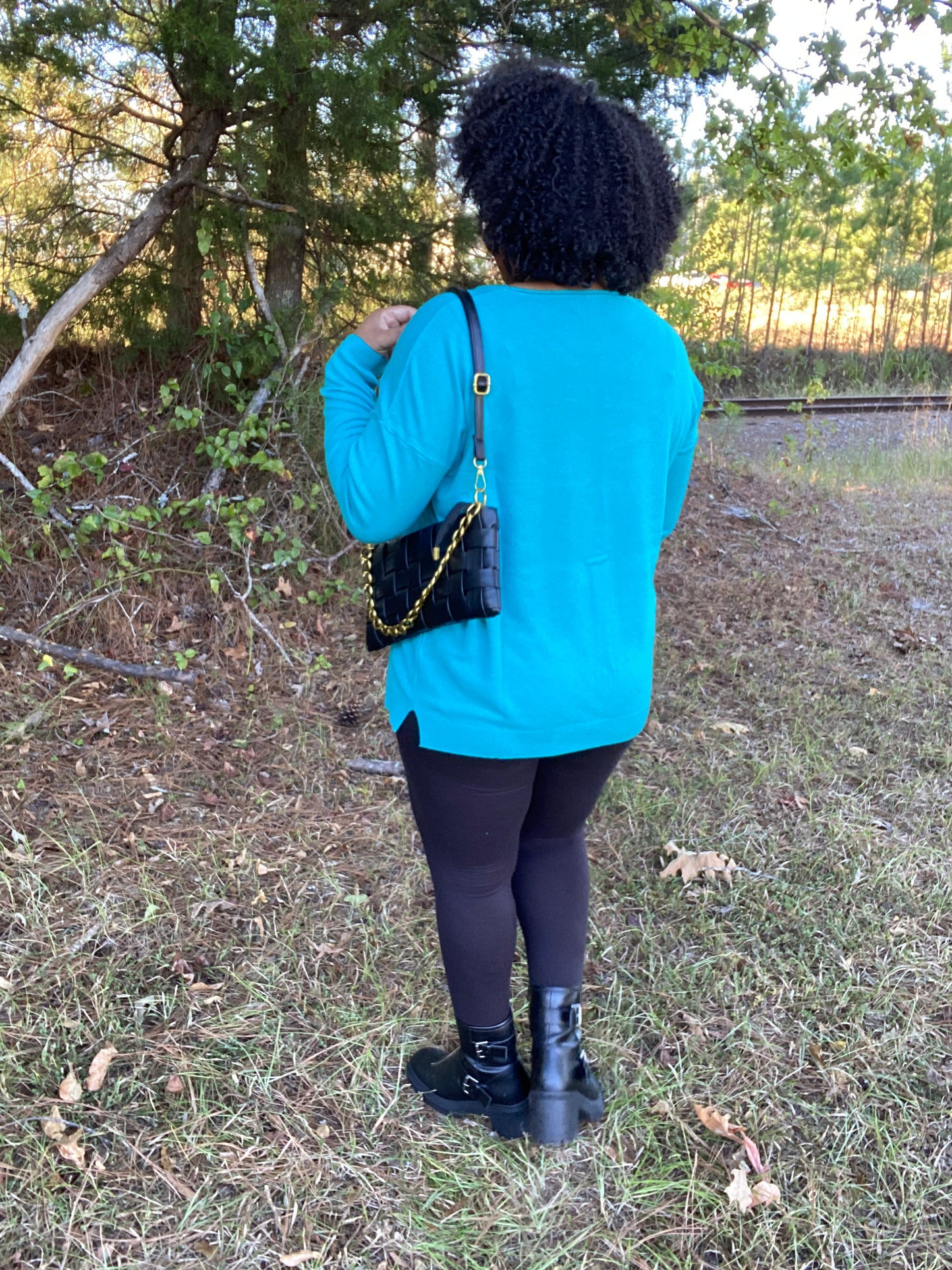 Teal Sweater