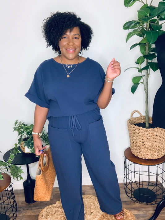 Preorder: Linen Cotton Blend Pants Set