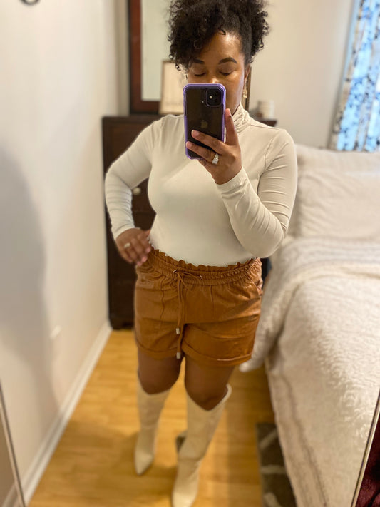 Leather Shorts