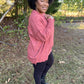 Rust Front Pocket Sweater