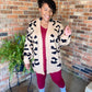 Tan Leopard Print Cardigan